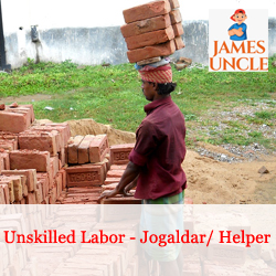 Unskilled Labor - Jogaldar/Helper Mr. Kartick Chandra Sarkar in Krishnapur North 24 Parganas